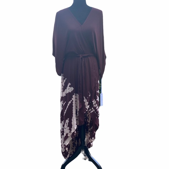 NEW Young Fabulous & Broke Burgundy Tie Dye Dress - Picture 3 of 15